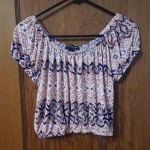 About a girl pink crop top